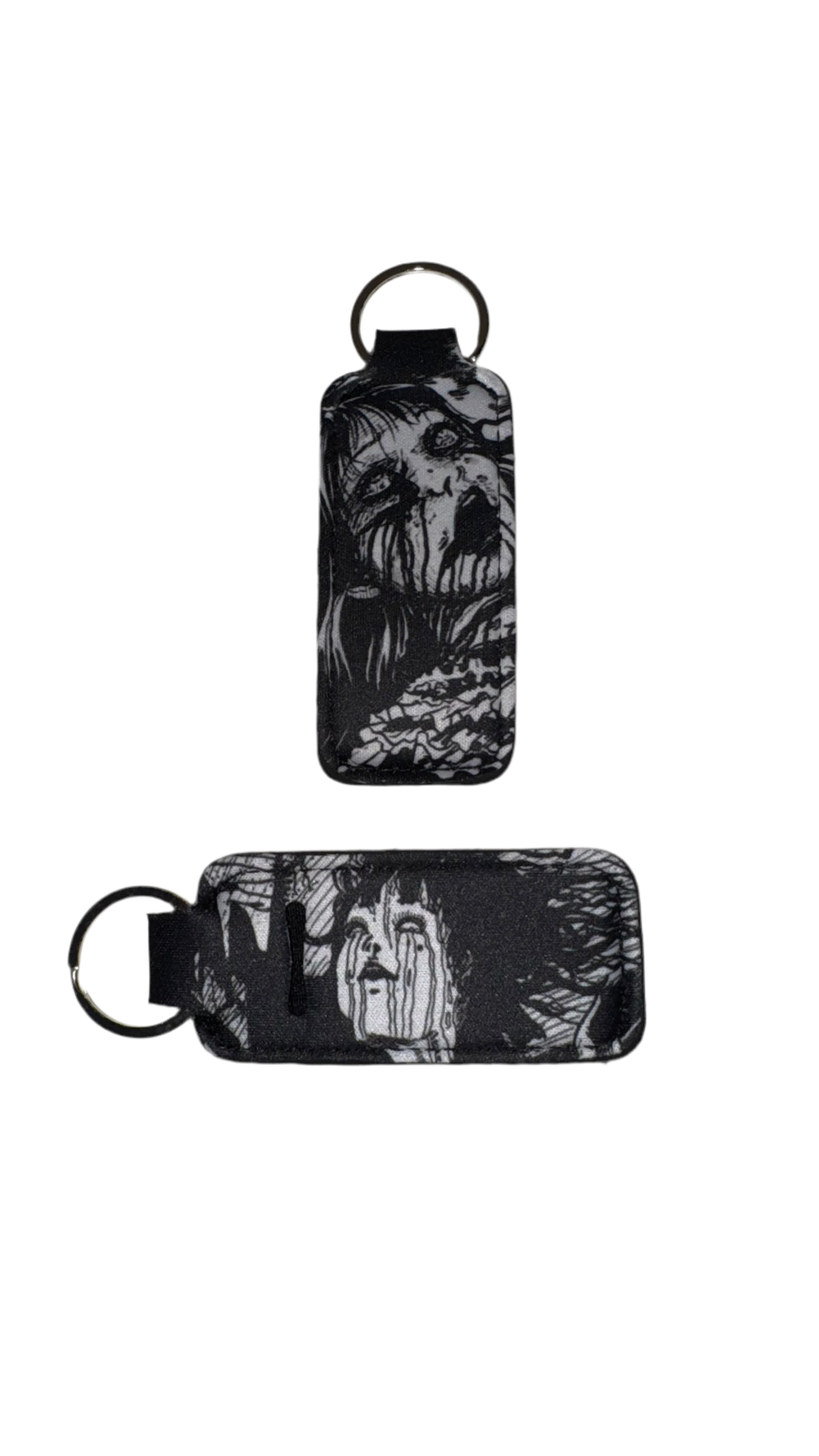 Junji Ito keychain/lipstick holder