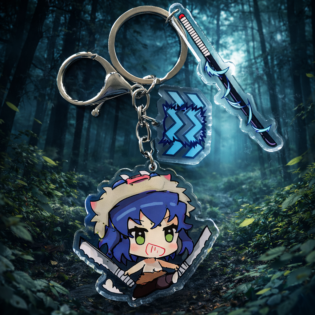 Demon Slayer Inosuke Acrylic Keychain