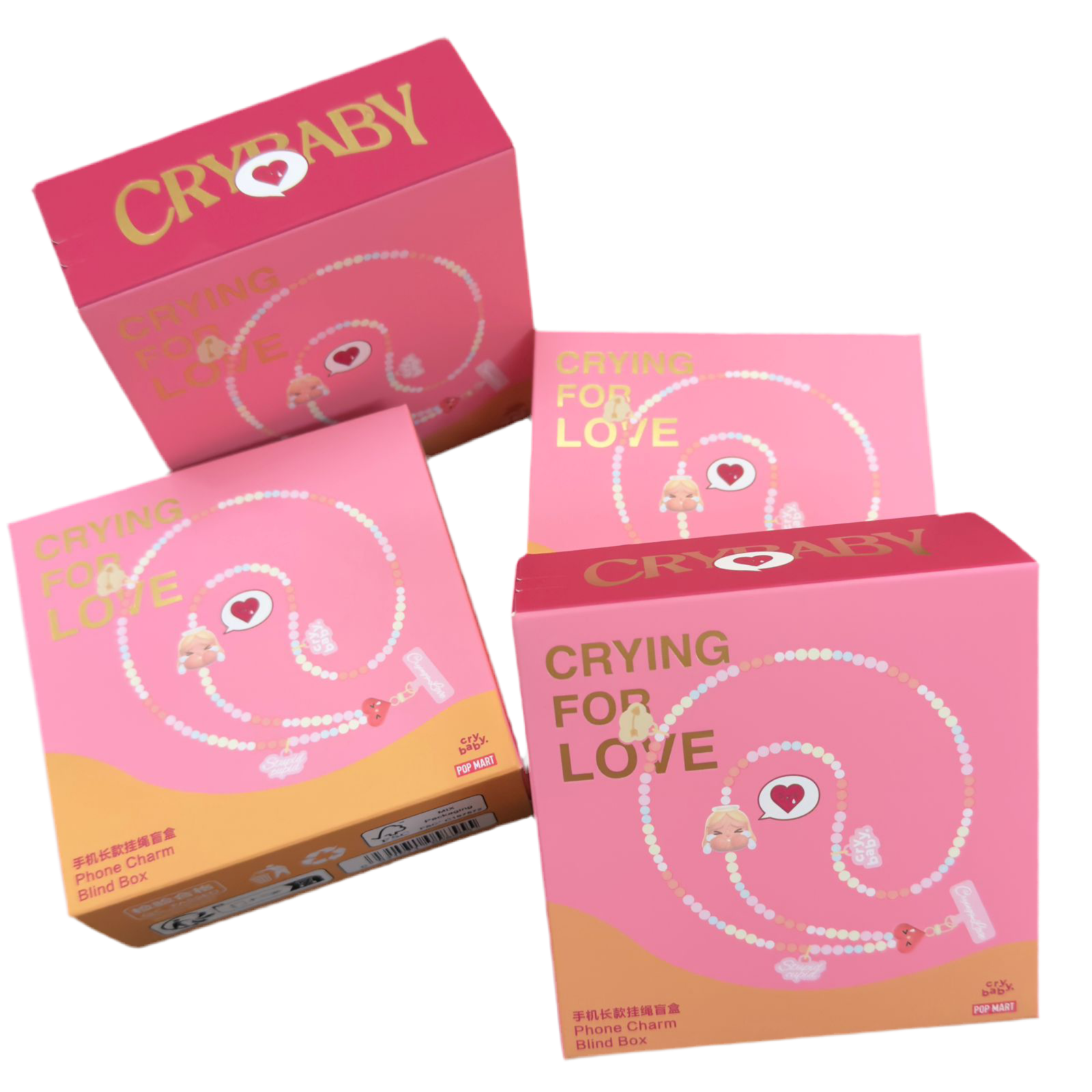 CRYBABY Crying For Love Series-Phone Charm Blind Box