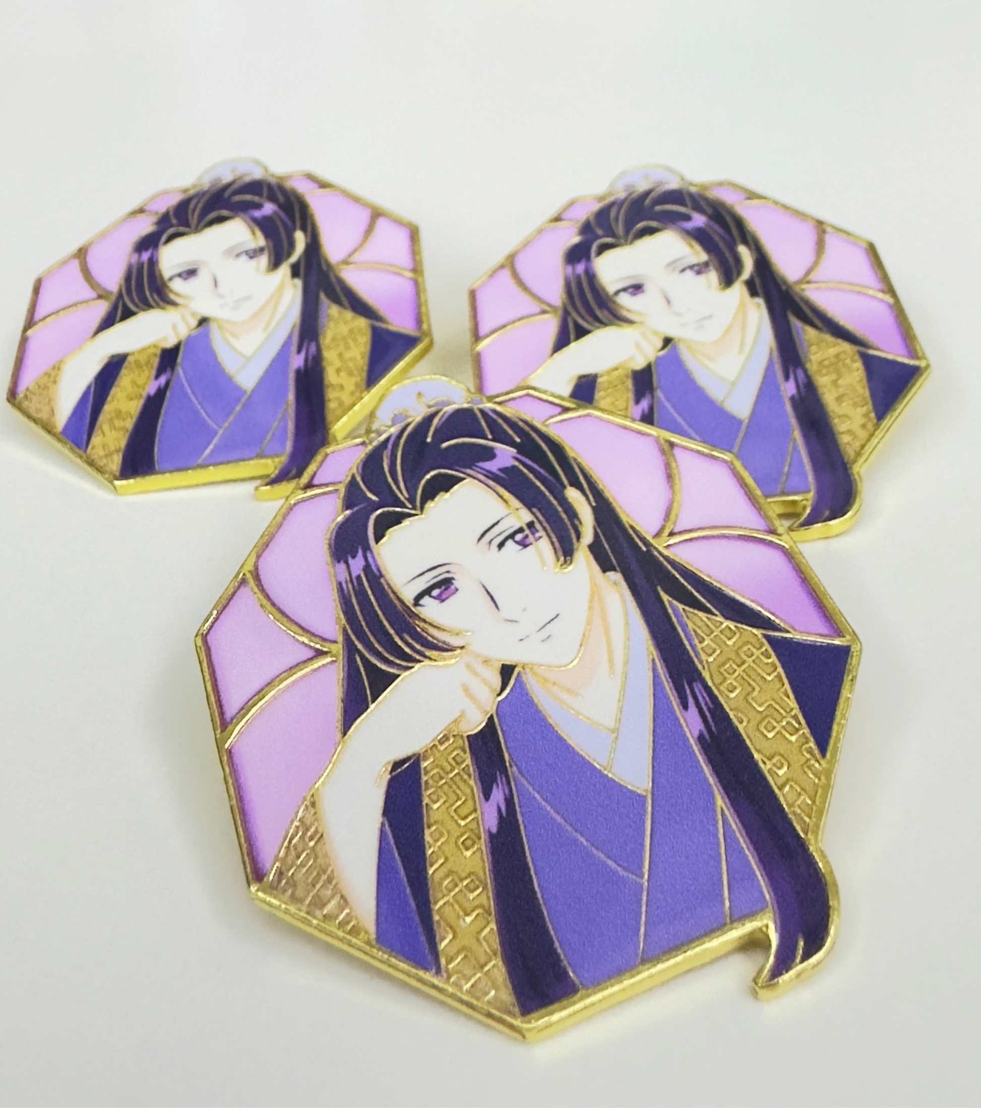 Jinshi Large Enamel Pin