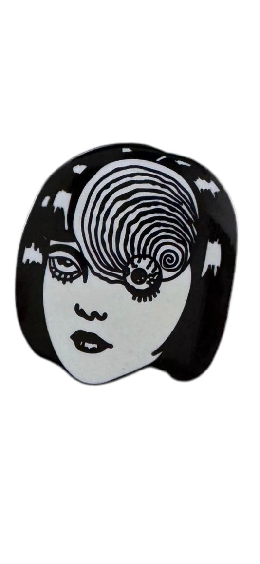Junji Ito Uzumaki enamel pin