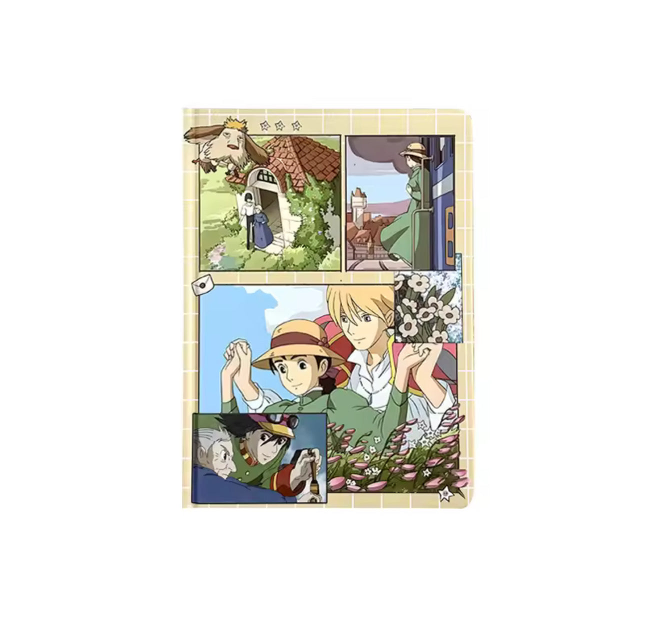 Studio Ghibli Howl’s Moving Castle A5 Colored Notebook