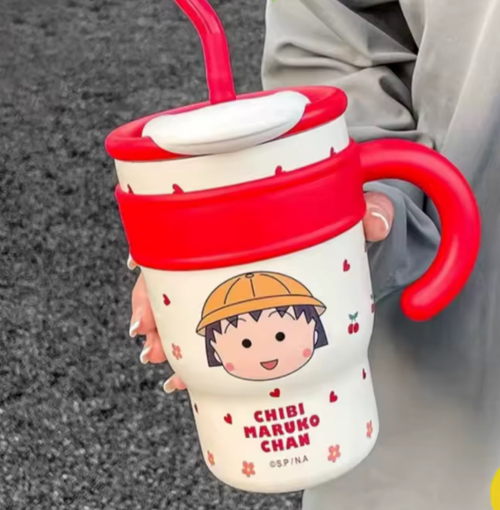 Chibi Maruko-Chan Stainless Steel Flask