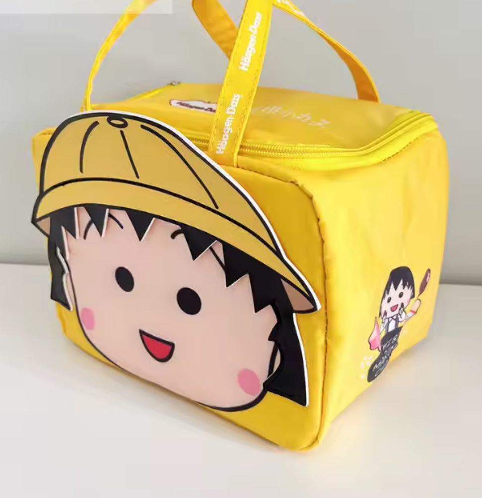 Chibi Maruko-Chan Thermal Insulation Lunch Box Bag