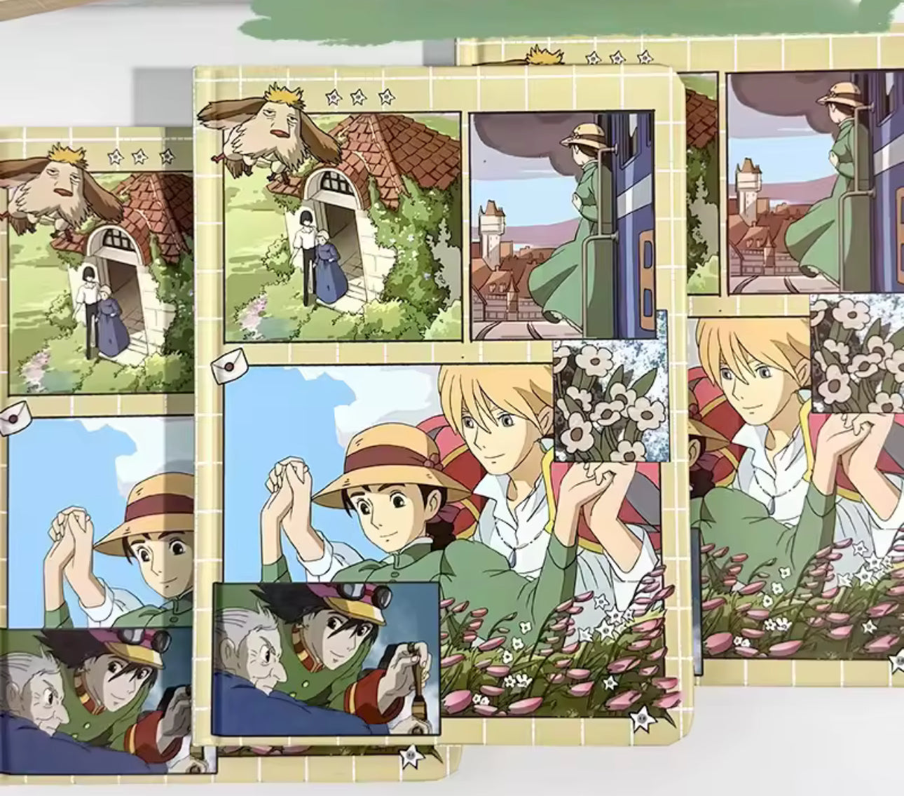 Studio Ghibli Howl’s Moving Castle A5 Colored Notebook