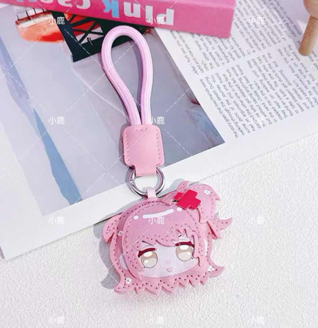Shugo Chara! Hinamori Amu Leather Keychain