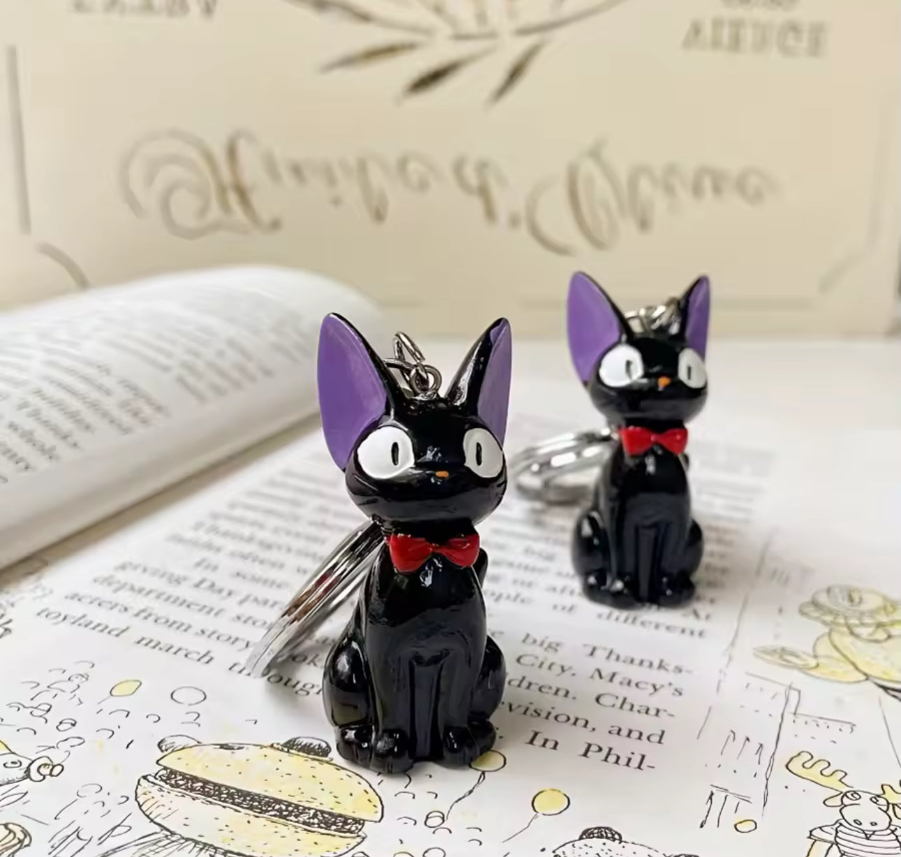 Studio Ghibli Jiji Keychain