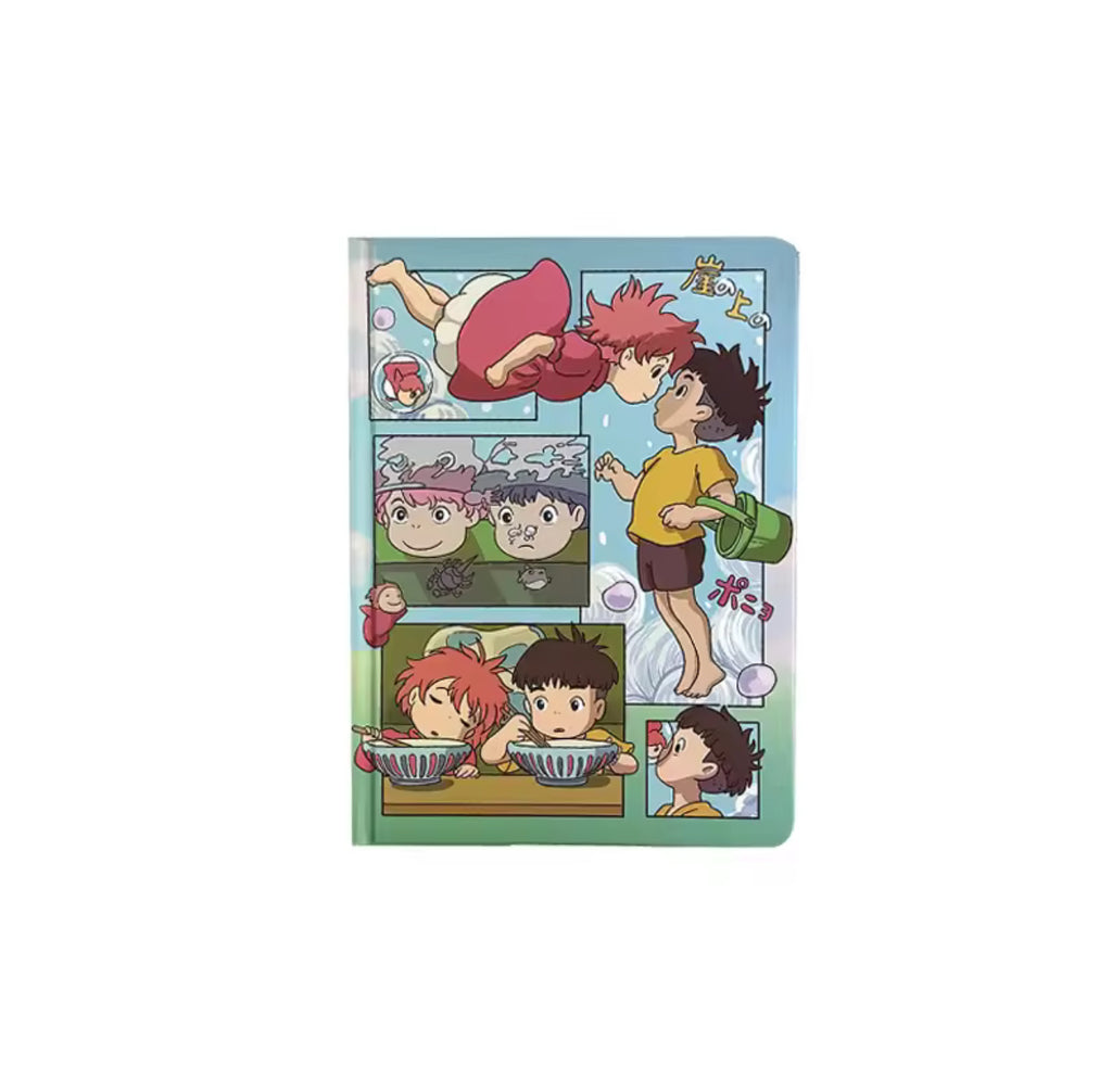 Studio Ghibli Ponyo A5 Colored Notebook