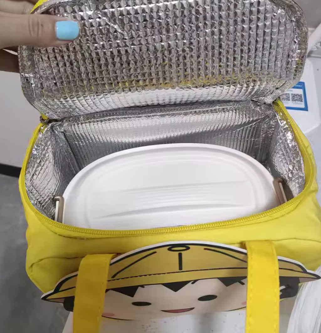 Chibi Maruko-Chan Thermal Insulation Lunch Box Bag