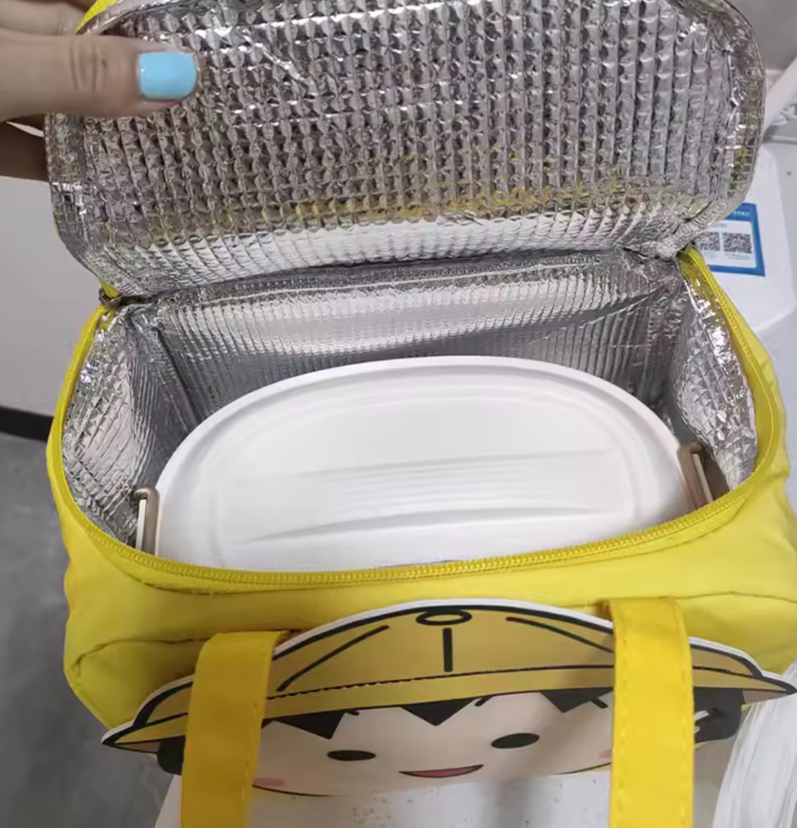 Chibi Maruko-Chan Thermal Insulation Lunch Box Bag