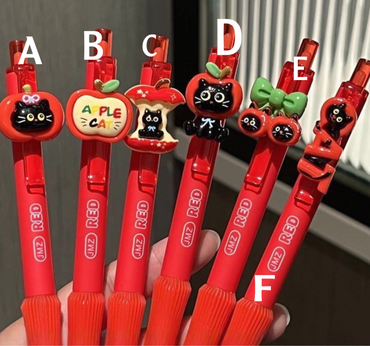 Black Cat And Apple Pen