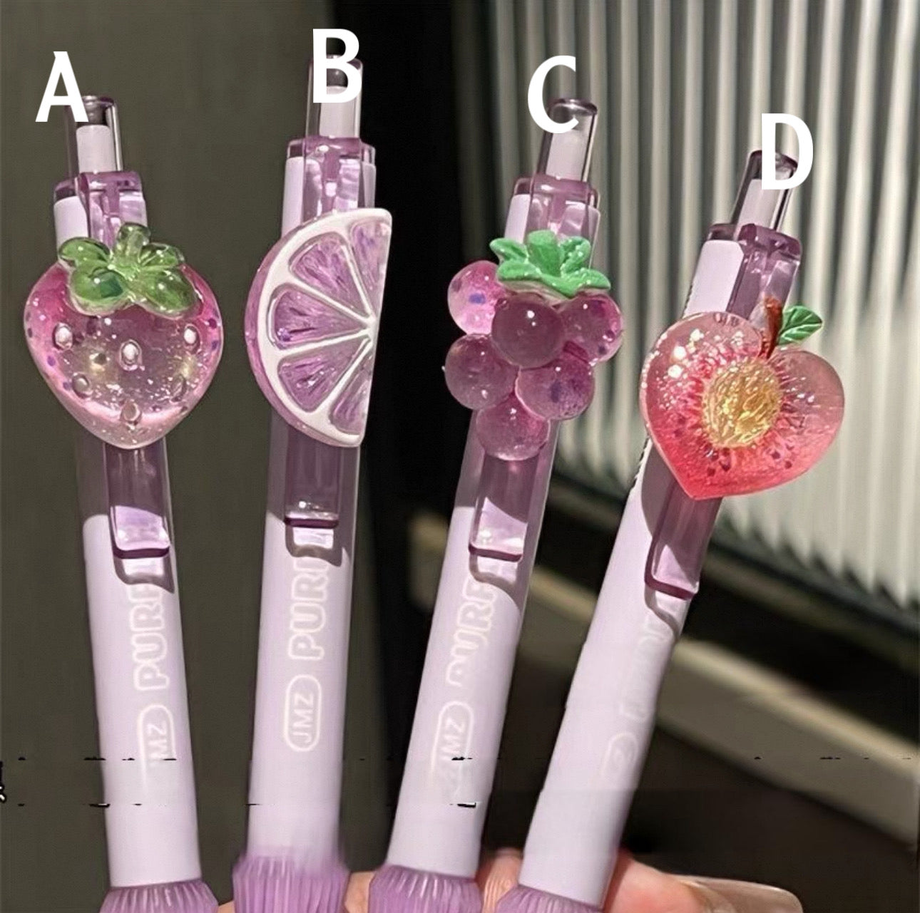 Purple Fruits Pen