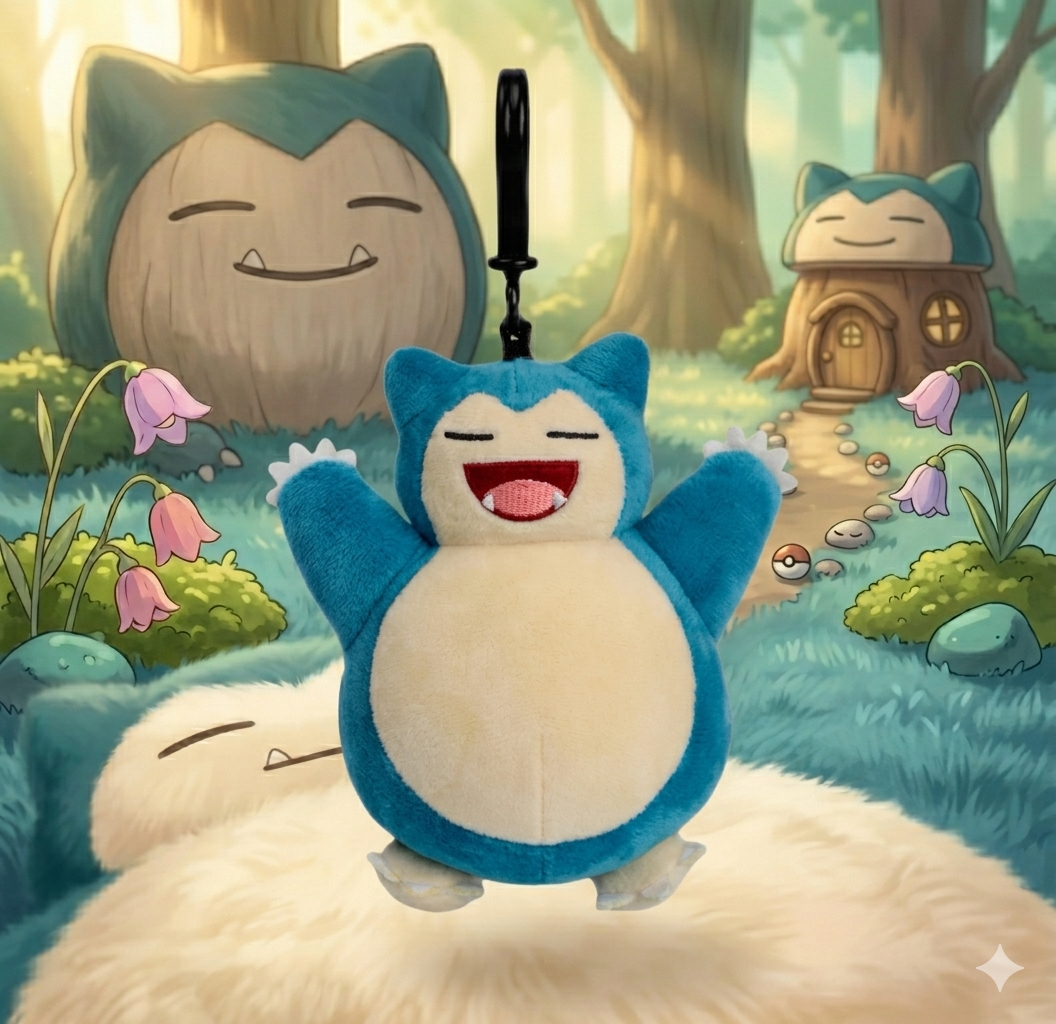 Pokemon Snorlax Keychain