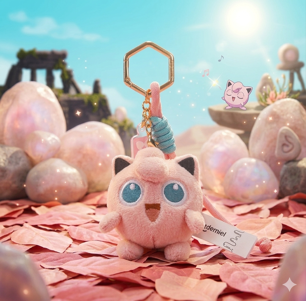 Pokemon Jigglypuff Keychain